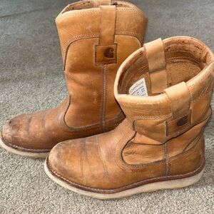 Men’s Tan Carharrt Boots Size 7
